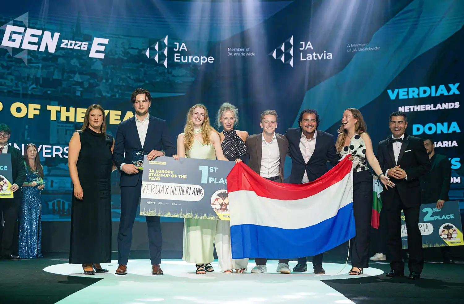 Gen-E, JA Europe, Winnaar 2026, Startup Company of the year 2026, Verdiax